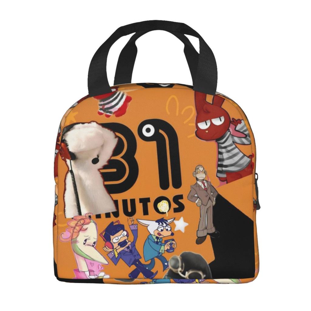 Insulated Lunch Bags 31 Minutos Comedy Merch Storage Food Box INS Trendy Cooler Thermal Lunch Box For Work