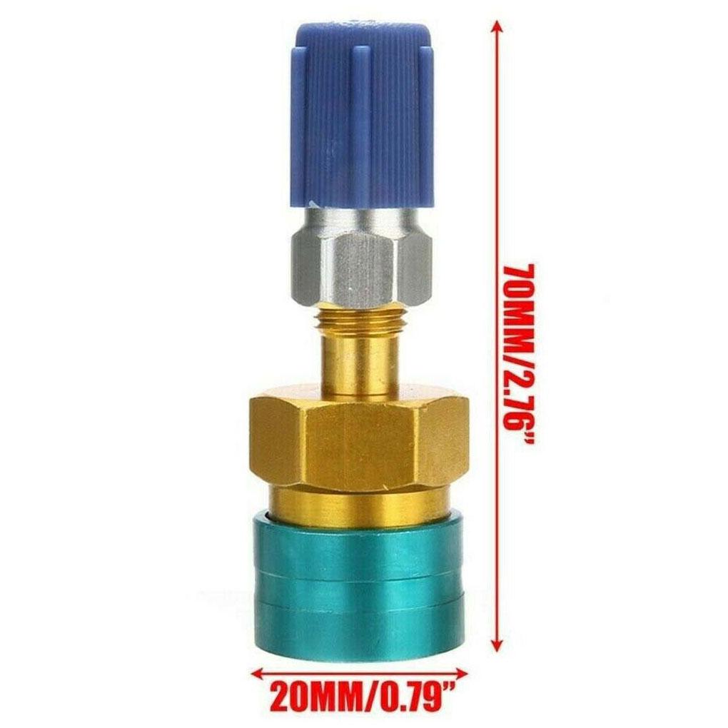 Thread 14 Male SAE Quick Fitting Coupler For R1234YF Conversion Not R134a Canisters Adapter Quick Fitting R1234YF To Set 3