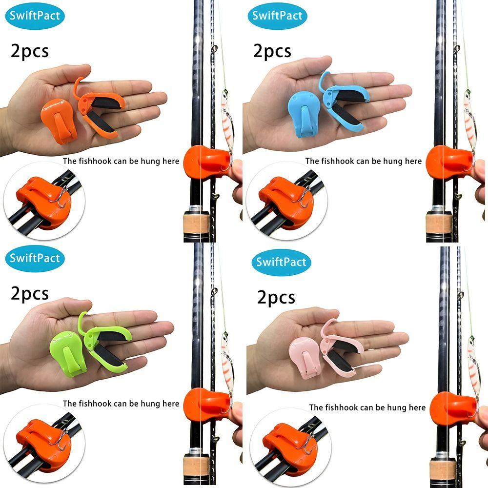 2/4pcs Silicone Straps Fishing Pole Holder Compact Design Fishing Rod Fixer  Wall Mounting