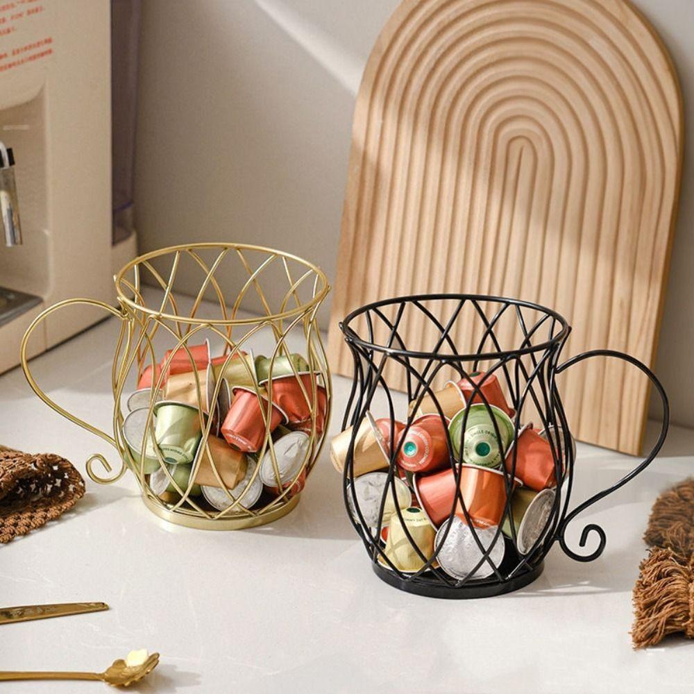 Large Capacity Coffee Pod Holder Irregular Shape Storage Cup Coffee Capsule Holder Home Decoration Coffee Pod