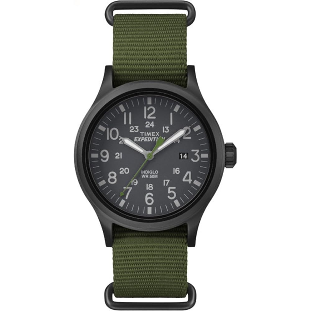 Timex Expedition Scout 40 Men s Watch Green Slip Through Strap