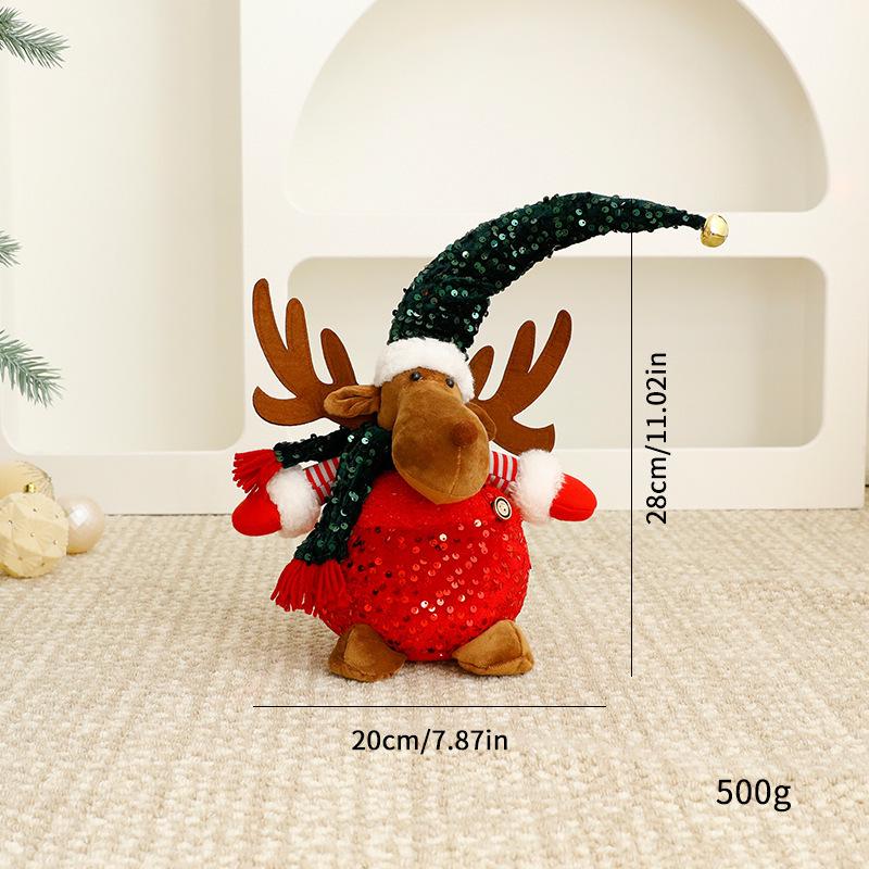 Christmas Reindeer Ornament - Festive Indoor Desktop Decoration 