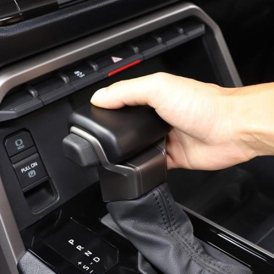 Matte Black Interior Gear Shift Knob Decor Cover Trim For Toyota Tundra -24