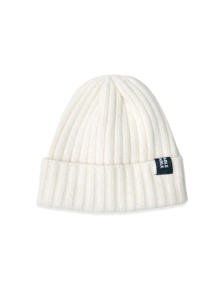 VEGETABLE TABLE Taro Angora Wool Beanie Purple