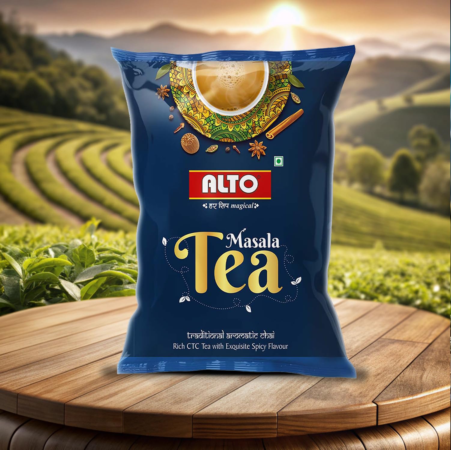 Alto Masala Tea - Premium Indian Spice Tea Blend | Rich & Flavorful with Authentic Masala Spices | 200g Pack