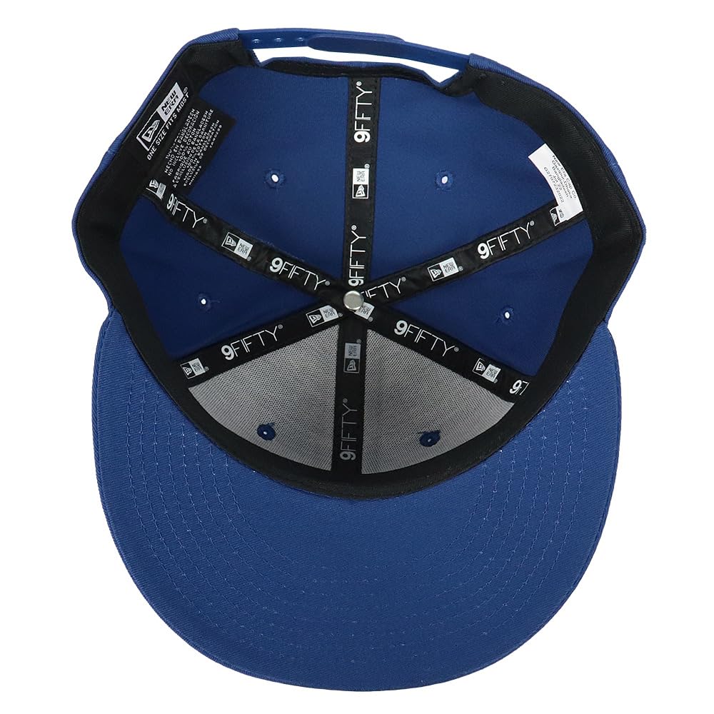 New Era 9FIFTY NE400 Snapback Baseball Royal Einheitsgröße mit 99HeadwearShop Unisex Herrenkappe, Blau, Alle, Aufkleber,