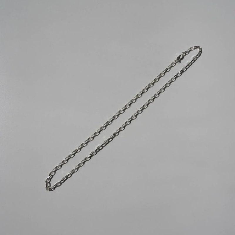 YEONSEUNG Oval ring chain necklace
