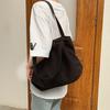 Fashionable Korean Style Large Capacity Women's Tote Bag 2023 Canvas Urban Chic