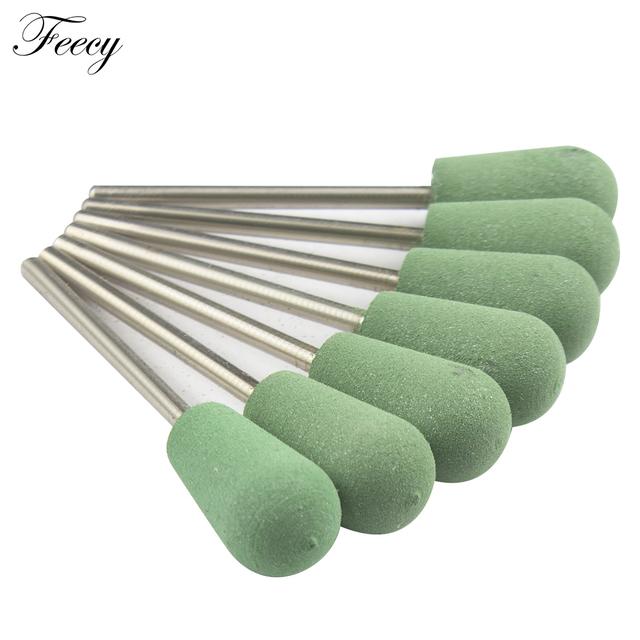 7 stücke Fräser Für Maniküre Silikon Nagel Bohrer Bits Für Maniküre Maschine Mühle Schneider Für Entfernen Gel Polnisch Puffer dateien