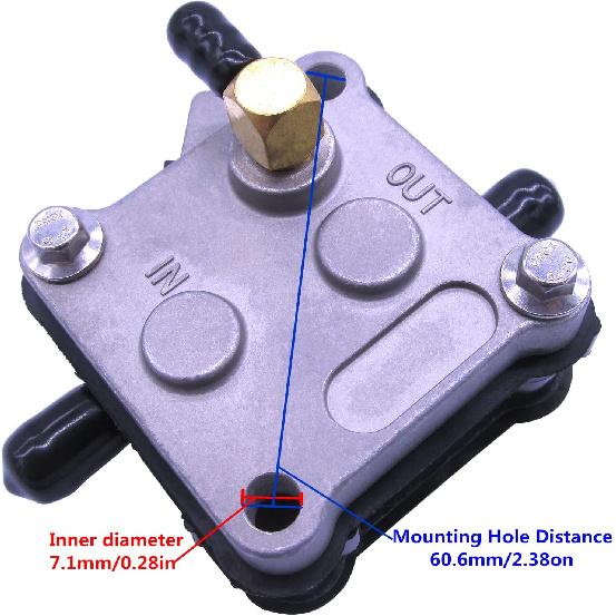 Boat Engine Fuel Pump 143060A16 14360A69 14360T75 for Mercury Mariner Mercruiser Quicksilver Outboard Motor 30HP 35HP 55HP 65HP 75HP 90HP 100HP 115HP