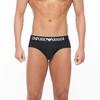 Emporio Armani Ikonisches Logo-Band Hüftslip, Herren, Größe M (EU Größe), Größe 98, Schwarz, 54047296