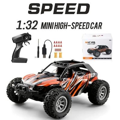 1:Carro de Controle Remoto 32Proporção, Carro de Controle Remoto Máx. 20 Km/h, Carro de Brinquedo Elétrico de Alta Velocidade 2.4Ghz para Todos os Terrenos ao Ar Livre