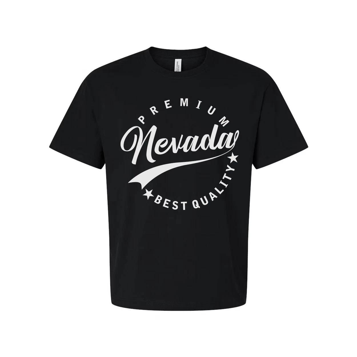 

Nevady Premium Graphic T Shirt For Men And Women Unisex White Short Sleeve Tee W S