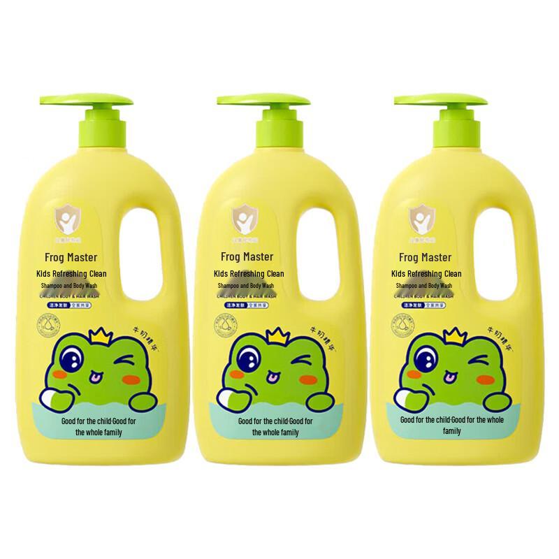 Frog Prince Kids 2-in-1 Shampoo & Shower Gel - Moisturizing Milk Scent