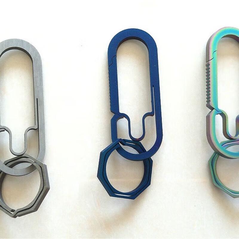 HengTravler Integrated Metal Carabiner with Hook