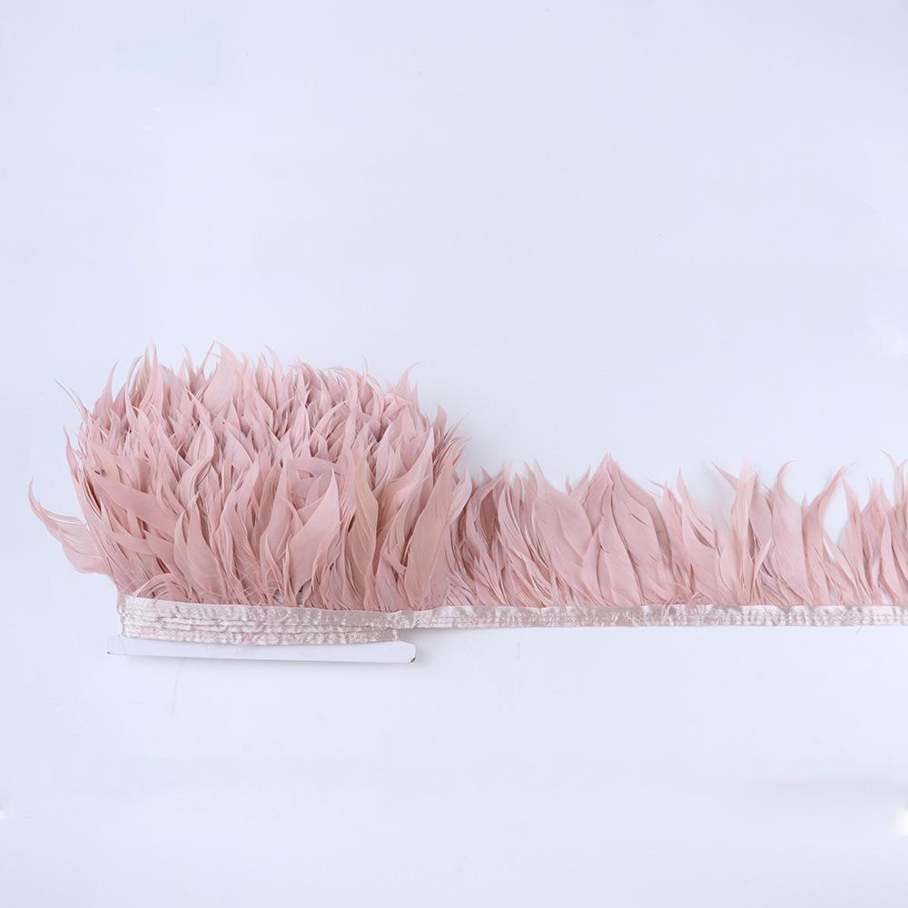 Goose Feather Tear Piece Clothing Accessories Material Color Goose Feather Skirt Cloth Belt DIY Stage Performance