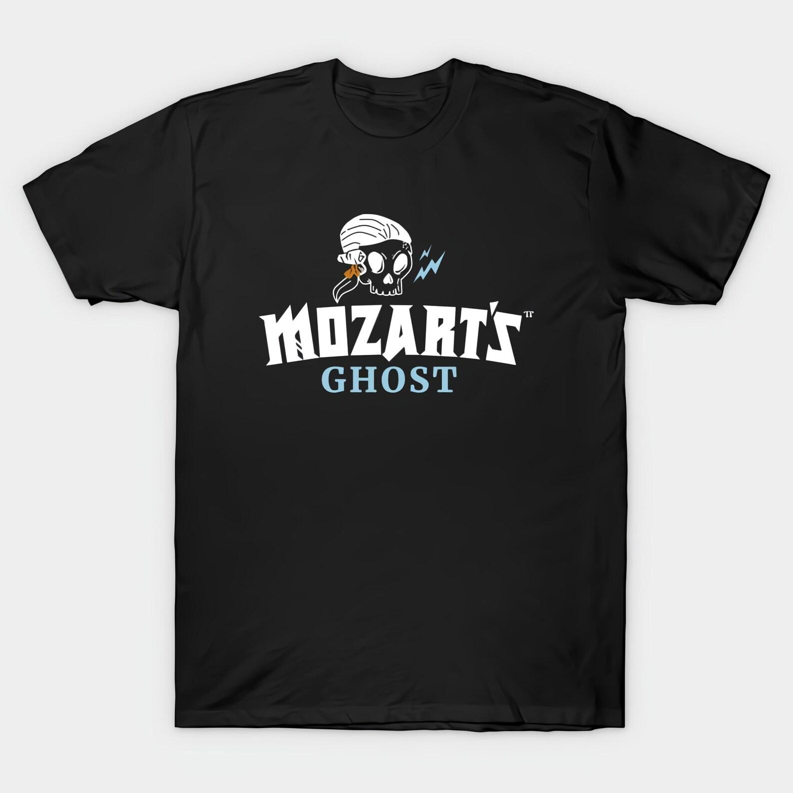Mozarts Ghost Black T shirt Size S-4X Casual L
