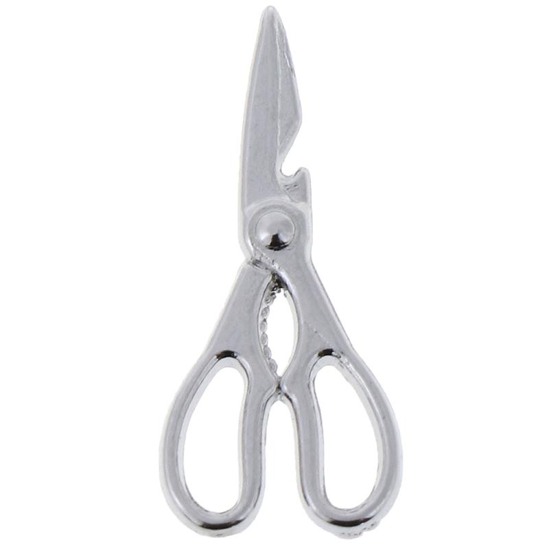 Mini Doll House Mini Miniature Scenes With Hair Cutting Scissors Model