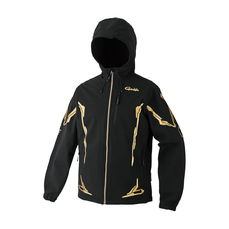 

Толстовка Gamakatsu softshell GM3765 Black x gold LL