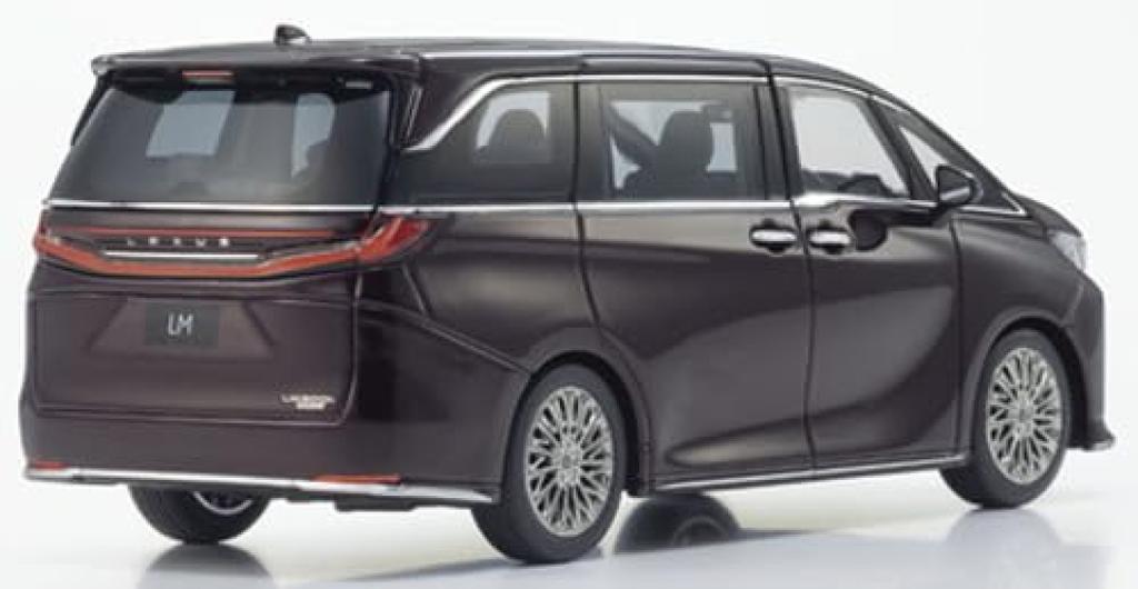 Kyosho Original Scale LEXUS LM 500h Solis Finished Model KS03924SA 1/43 (Sonic Agate, 6-Seater White)