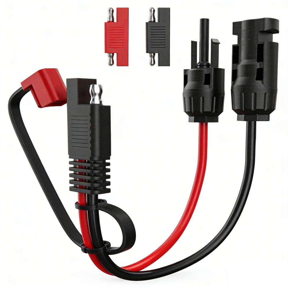 2 To 4/6/8 Y Branch P Solar Connectors Tool-Free 10AWG Solar Panel Cable Splitter for Photovoltaic System Boat RV Solar Panel
