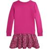 Polo Ralph Lauren Dress FW24 Lgoo Embroidered Patchwork Floral Round Neck Midi Long Sleeve Kids dresses Academy-Pink CWPODRSG3D20913-650