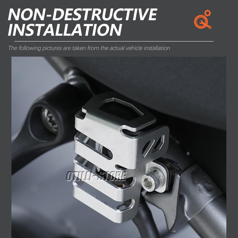 For PAN AMERICA 1250 Pan America 1250S PA1250 2021 2022 New Motorcycle Rear Brake Pump Fluid Reservoir Guard Cover Protector