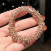 Korean Retro Pearl Hair Tie & Bracelet - Dual-Use Crystal Hair Accessory