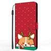 Christmas Flip Case For Motorola Moto G15 / G05 / E15 / G15 Power 4G Wallet Leather Cover With Lanyard Cartoon Wallet Phone Case