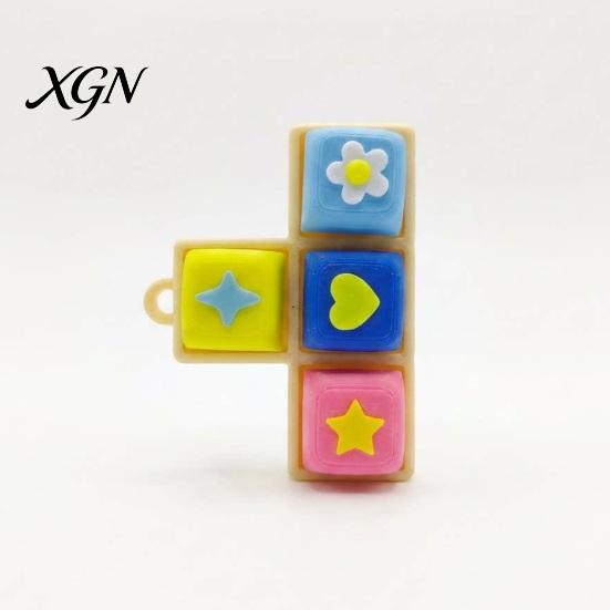 Travel-friendly Fidget Keyboard 3D Printed Toy 3/4/5/9 Keys Finger Clicker Mechanical Key Decompression Button Stress Relief Desk Feedback
