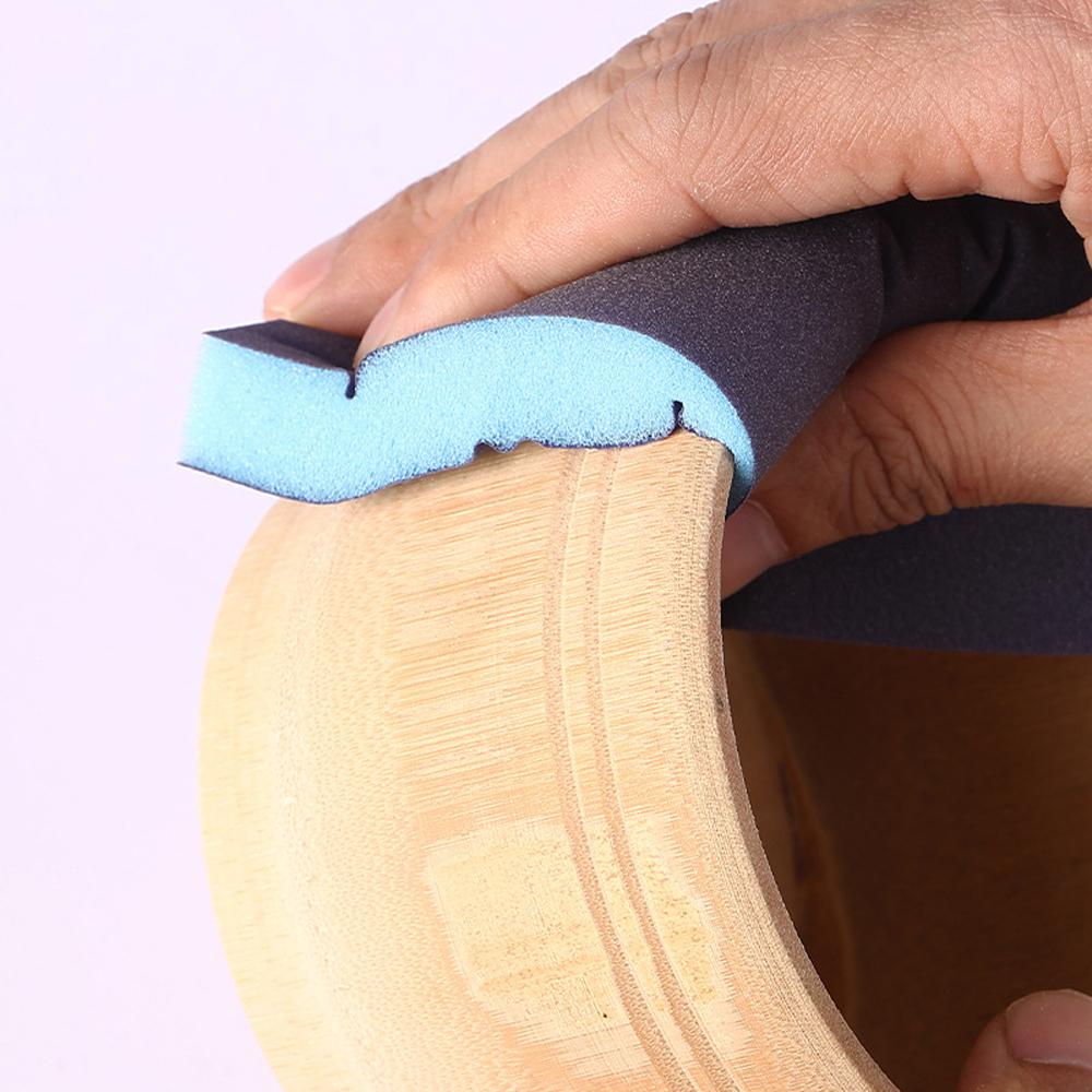 6PCS Sanding Sponge Set 60-320 Grit Coarse Medium Fine Washable Reusable Wet Dry Blocks for Wood Metal Glass Furniture Paint