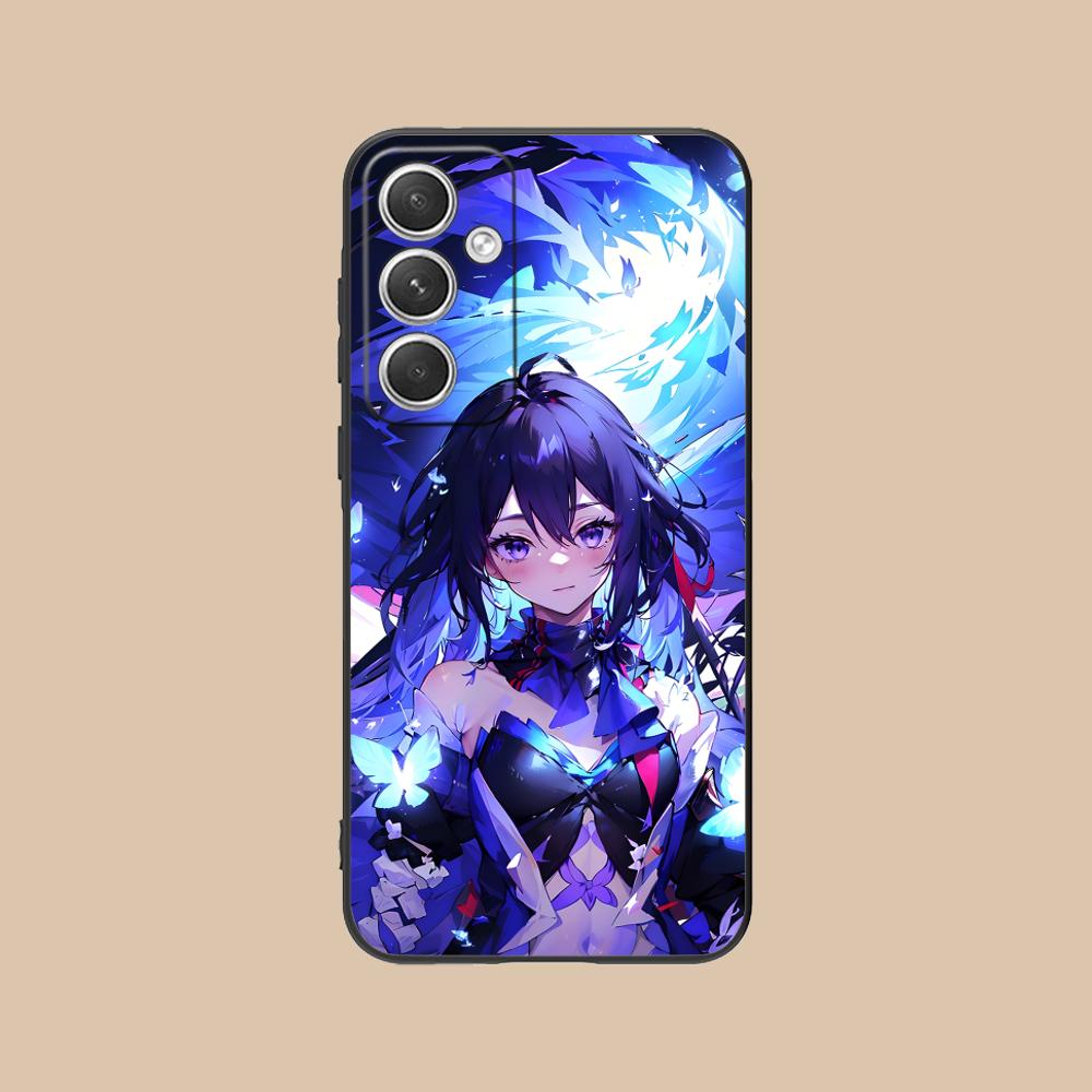 HSR Seele Matte TPU Mobile Phone Case for Samsung Galaxy S26 S25 S24 S23 S22 S21 S20 Note20 Plus FE Ultra Colorful Cover