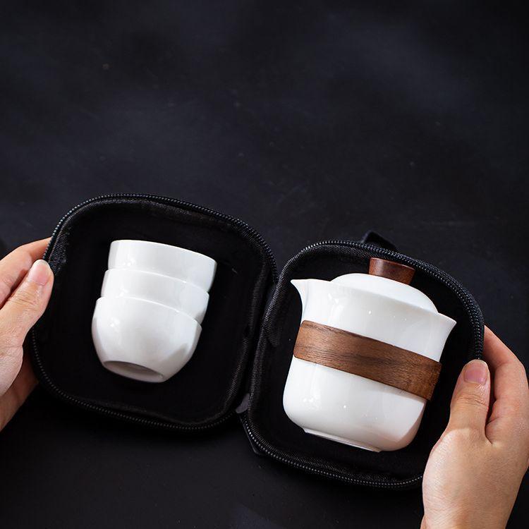 Portable tea set Small, simple and durable Kuaike cup Household travel Outdoor camping travel tea set factory