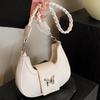 Neue Mode Damenhandtaschen im Angebot Schultertaschen Damen Einfarbig Schmetterlingsdekoration Einzigartiges Design Schlichte Taschen für Damen