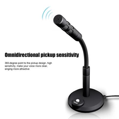 Microphone Anti-interference Loud Sound Wide Application Sturdy Base Stable Clear Call Noise Reduction Computer USB Professional Gaming Mic