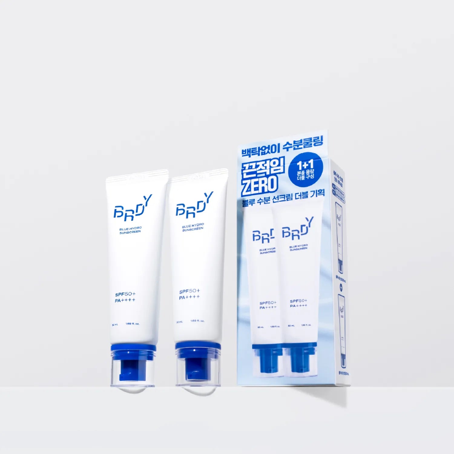 B.READY Blue Hydro Sunscreen 50ml 1+1 Set 100ml
