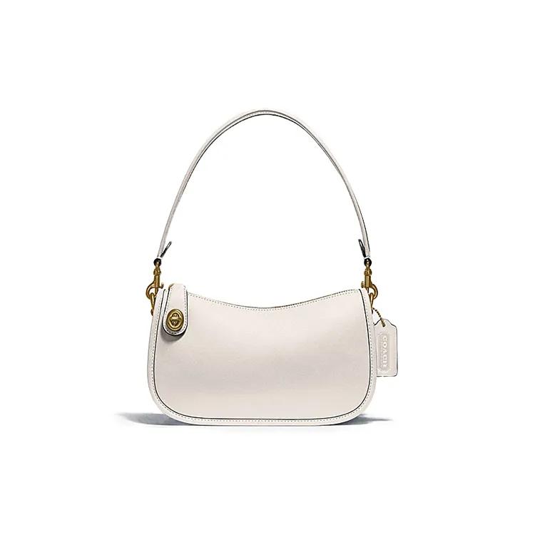 Coach Leather Shoulder Bag , Pochette , Crossbody Bag , Shoulder Bag Women's White (Unisex) Shoulder Bags C0638 B4HA