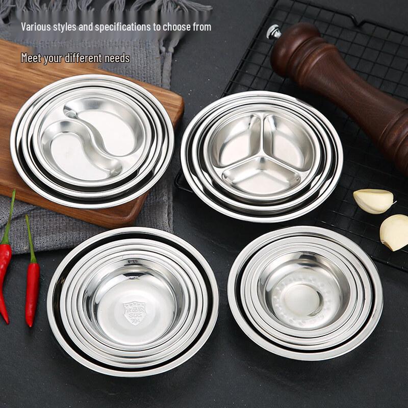 304 Stainless Steel Kids' Snack & Sauce Dish