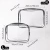 Transparent PVC Waterproof Makeup and Toiletries Bag - Personalized Logo Option, Multi-Functional Travel Storage