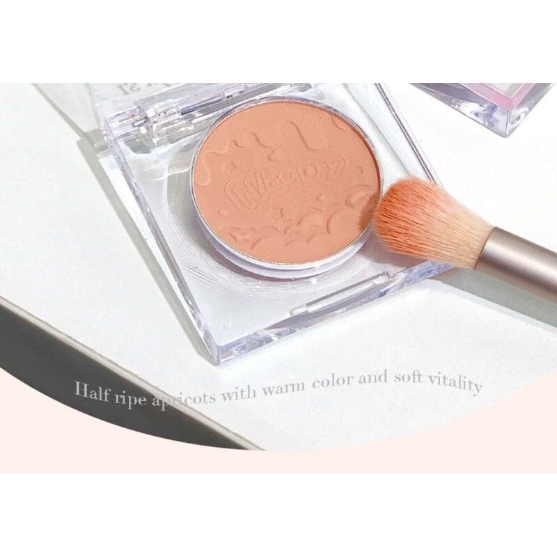 xixi - Peach Heart Monochrome Cheek Blusher - 1-3