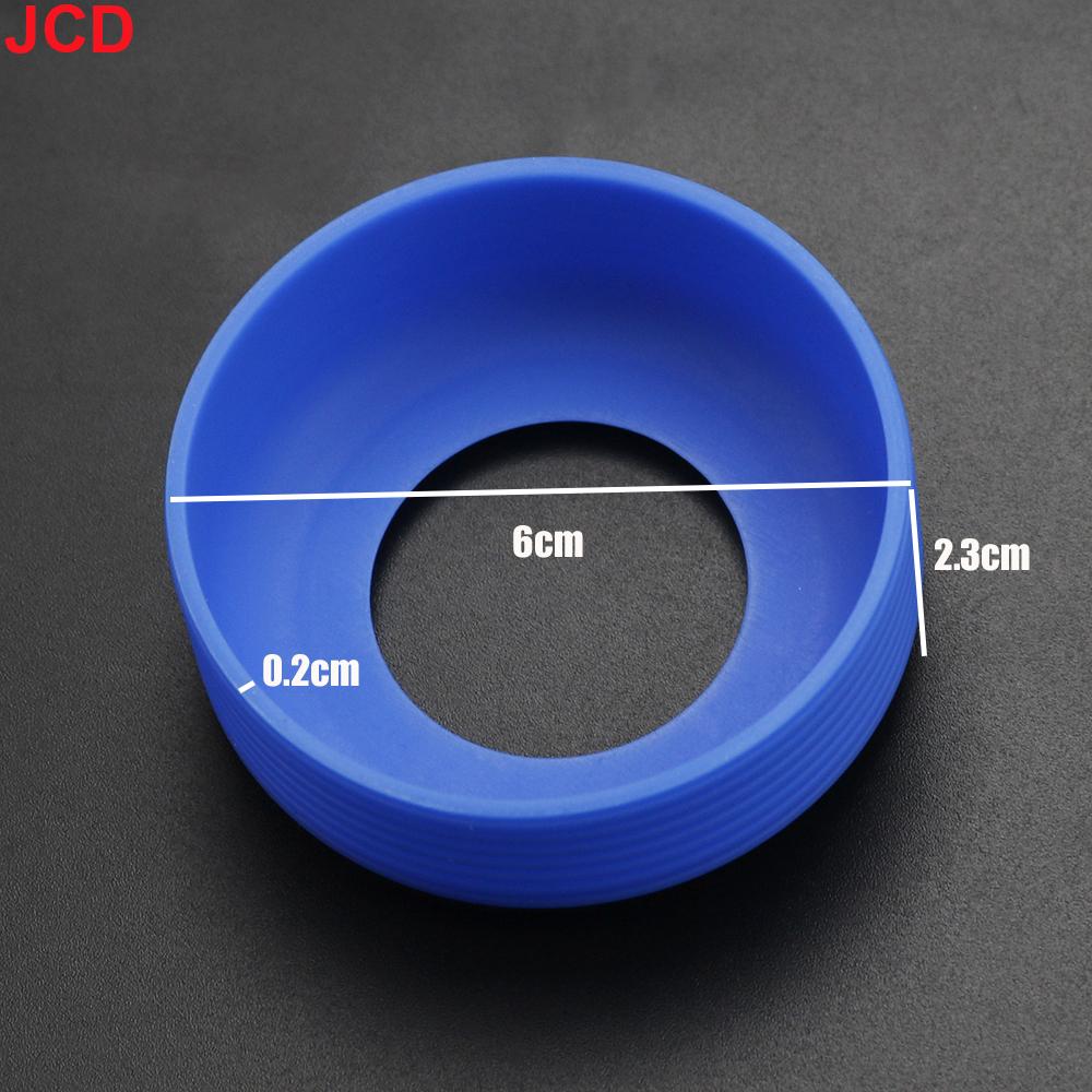 JCD 1pc 6cm 15g Threaded Soft Silicone Cup Bottom Cover Wear Resistant Ring Sleeve Sheath Anti Slip Good Toughness