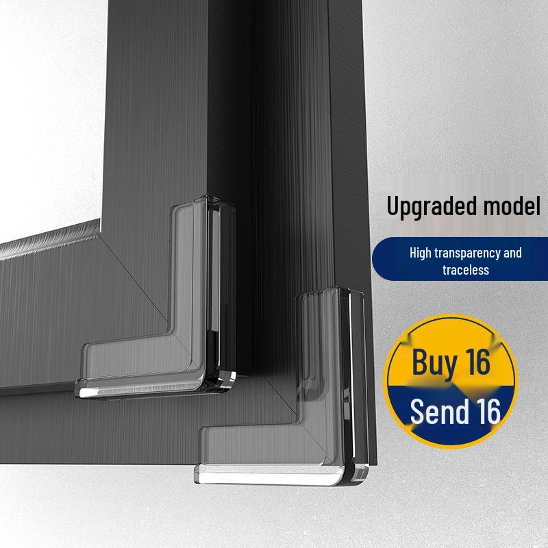 Silicone Right Angle Window Corner Protector - Anti-Collision Safety Cover
