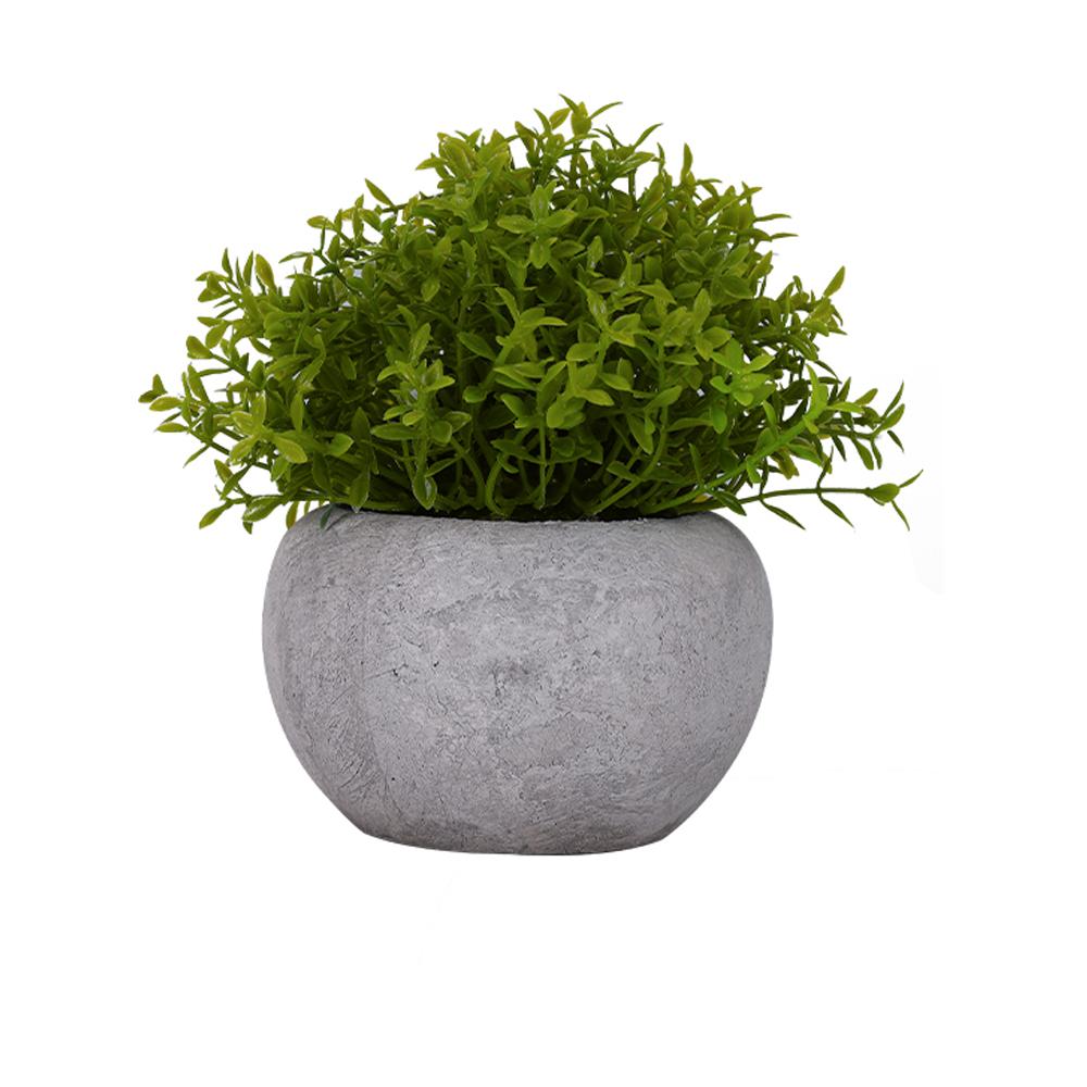 1 Συσκευασία Ρεαλιστικό Πλαστικό Φυτό σε Γλάστρα - Πράσινα Τεχνητά Φυτά για Διακόσμηση Σπιτιού/Γραφείου, Ψεύτικη Πρασινάδα Εσωτερικού/Εξωτερικού Χώρου