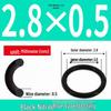 Durable Nitrile Rubber O-Ring, Wire Diameters 0.4-0.8mm, Waterproof & Wear-resistant Sealing Ring