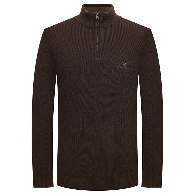 Saint Angelo Men's Mock Neck Wool Blend Sweater