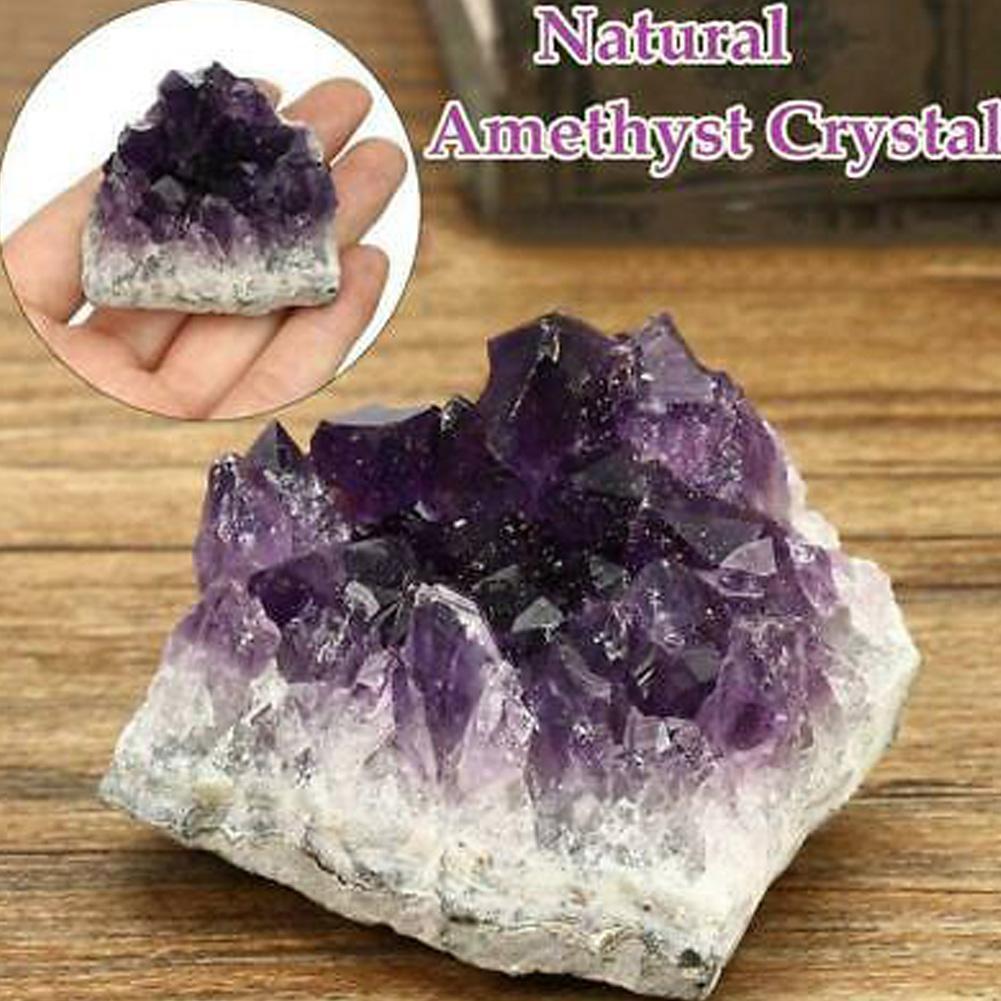 Amethyst Rough Stone Purple Water Block Amethyst Rough Stone Flower Amethyst Cluster Home Decoration