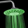 Duschkopf, modisch, rund, Top-Spray, leistungsgesteuerte Temperatur, dreifarbig