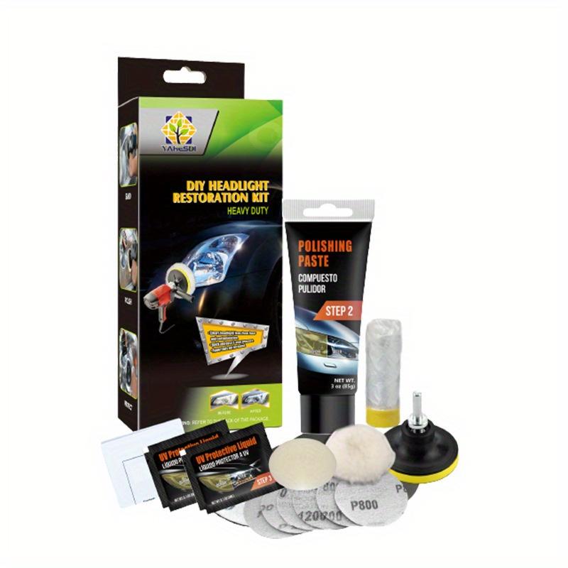 2025 New Style Car Headlight Repair Kit, Cleaning and Polishing, Cleaning Paste, Retreading Tools, Gas Lamp Care!