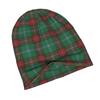 Provincial Tartan for the Province of Manitoba, Canada Adult Fashion Beanie That Transitions Effortlessly from Morning Commutes To Evening Walks While