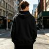 Herren Freizeit Sport Kapuzenpullover Langarm Rundhals Pullover Sweatshirt